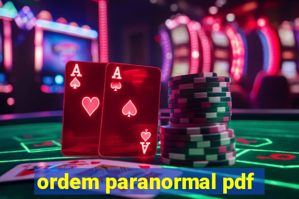 ordem paranormal pdf